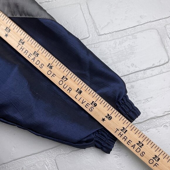 R&Y Sport Jacket Colorblock Mens Medium Red Metal Nylon Windbreaker Softshell - Picture 7 of 10